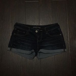 Express jean shorts